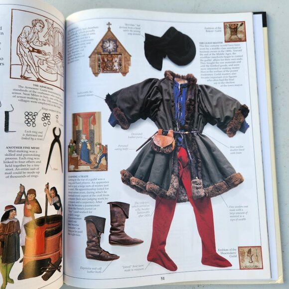 DK Eyewitness Books Medieval Life Discover Medieval Europe Hardcover Book - Picture 5 of 13